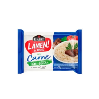 Macarrão De Arroz Instantâneo Karui Sabor Carne Sem Glúten 78G 