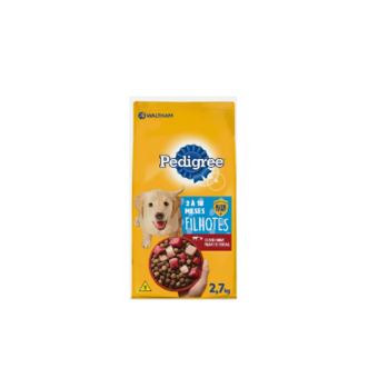 Ração Cão Pedigree Filhote Carne Frango Cereais 2.7KG  