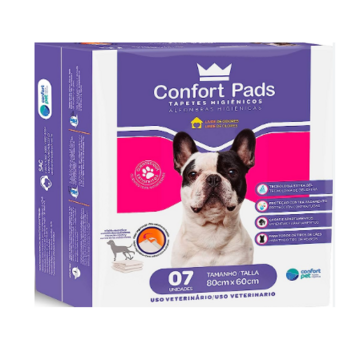 Tapete Higiênico Confort Pads 80X60 7UN 