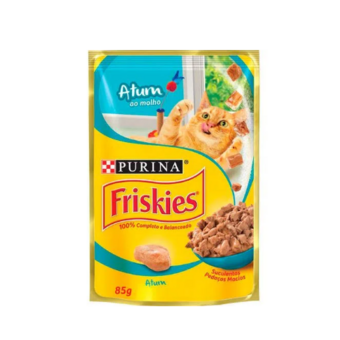 Ração Gato Friskies Sachê Atum Ao Molho 85G  