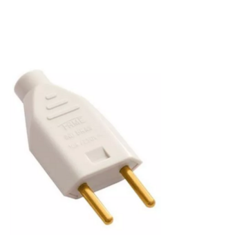 Plugue Fame Macho Cinza 2P 180 