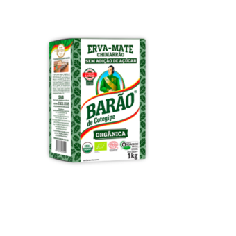 Erva Mate Barão Orgânico A Vácuo 1KG  