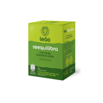Chá Verde Leão Reequilibra Hortelã E Limão 18G  