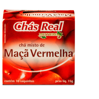 Chá Real Multiervas Maça Vermelha 10UN 15G 