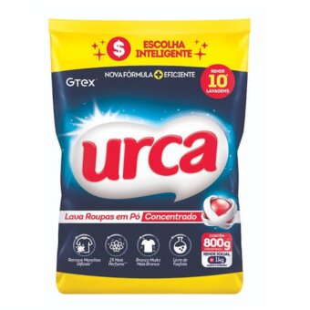 Lava Roupa Po Urca Sache Concentrado 800g