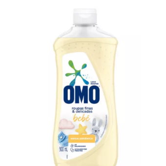 Lava Roupa Liquida Omo Finas/delicadas Bebe 900ml 