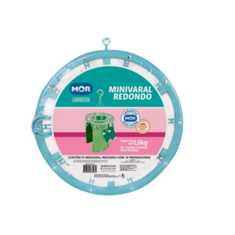 Varal Mor Redondo Mini 16 Pregadores