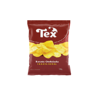 Batata Frita Tex Ondulada Tradicional 100g