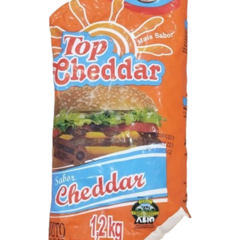 Mistura Cremosa Requeijao Top Milk Bisn Cheddar 1.2kg