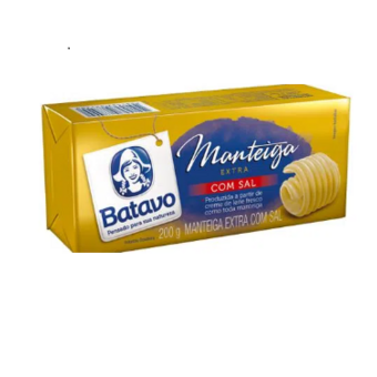Manteiga Batavo Tablete C/sal 200g