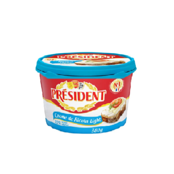 Creme Ricota President Light 380g