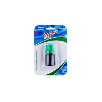 Corante Alimentício Líquido Verde Regina Frasco 10Ml