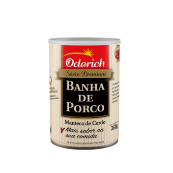 Banha Porco Oderich Lata 360g
