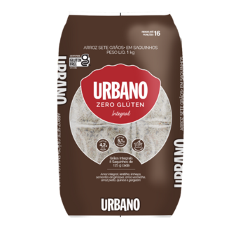 Arroz Urbano Integral Saquinho 7 Grãos S/glúten 1kg