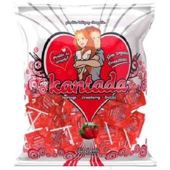 Pirulito Simonetto Kantada Morango 180G