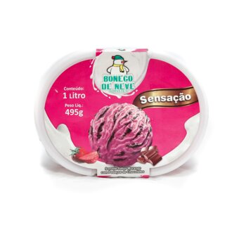Sorvete Boneco De Neve Sensação 1L