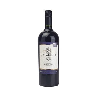 Vinho Tinto Catafesta Seco Bordô Garrafa 1 Litro