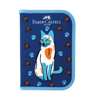 Estojo Faber Castell Gato