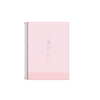 Caderno Tilibra Capa Dura Universitario Happy 12m 192f