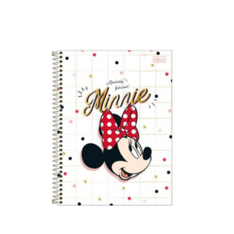 Caderno Tilibra Capa Dura Universitario Minnie 12m 192f