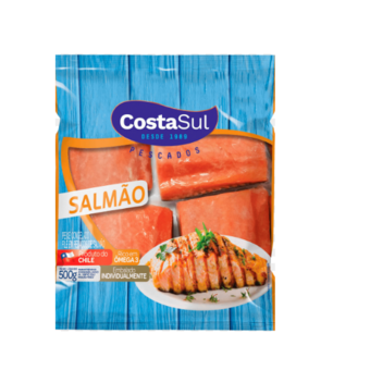 File Salmao Costa Sul C/pele 500g
