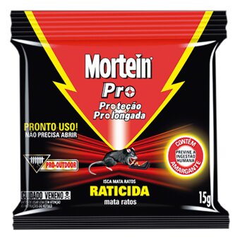 Mata Ratos Mortein Iscas Embalagem 15G