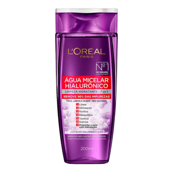 Água Micelar Loreal Hialurônico 200ml