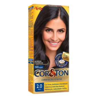 Kit Tinta Cor&ton Mini Preto 2.0