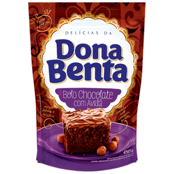 Mistura Para Bolo Dona Benta Chocolate Com Avelã 450G