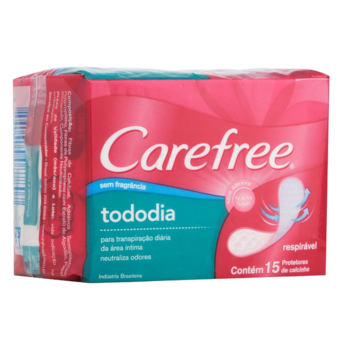 Absorvente Carefree Todo Dia S/perf 15un