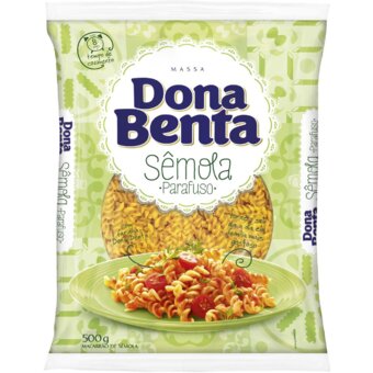 Macarrão Parafuso Dona Benta Sêmola 500G