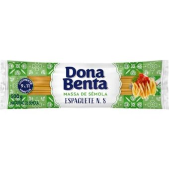 Macarrão Espaguete Sêmola Dona Benta Pacote 500G