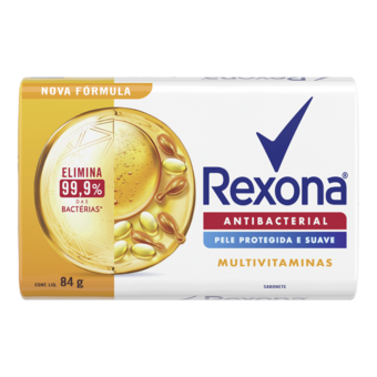 Sabonete Rexona Antibacteriano Multivitaminas 84g