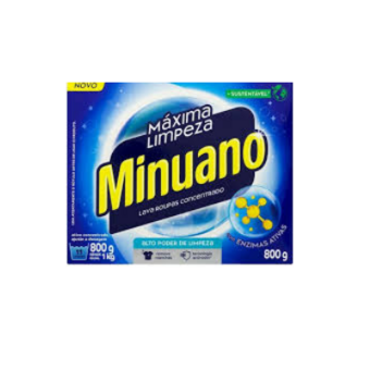 Lava Roupa Po Minuano Caixa Azul 800g