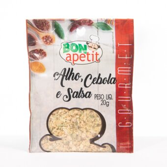 Tempero Pronto Bon Apetit Alho, Cebola E Salsa 20G