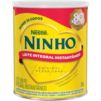 Leite em Pó Ninho Integral Instantâneo Lata 380g