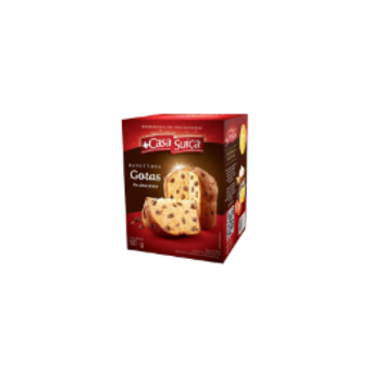 Mini Panettone Casa Suiça 80g Gotas Chocolate