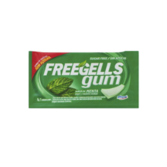 Chiclete Freegells Gum Menta 8G