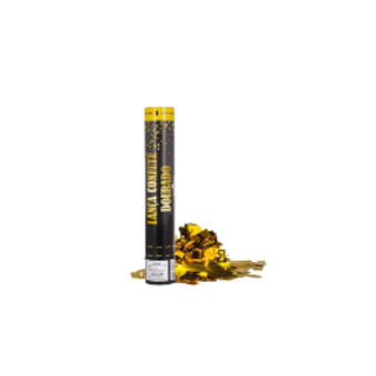 Lanca Confete Silver Plastic Dourado 30cm