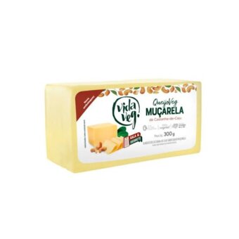 Queijo Mussarela Vida Veg Vegano Castanha Caju 300g
