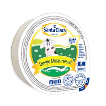 Queijo Minas Frescal Santa Clara Light Kg