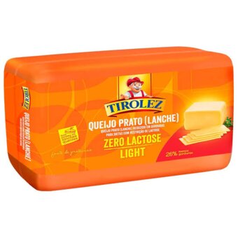 Queijo Prato Tirolez Lanche S/ Lactose Kg