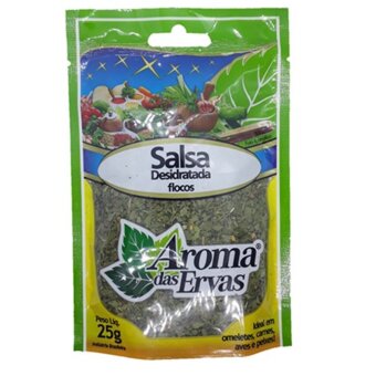 Salsa Desidratada Aroma Das Ervas Em Flocos Embalagem 25G
