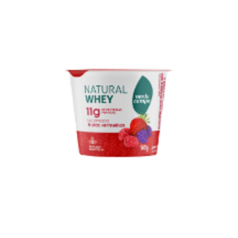 Iogurte Whey 11 Verde Campo Pote Frutas Vermelhas 140g 