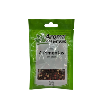 Tempero Mix Pimenta Aroma Ervas Brancca/Preta/Rosa 40g