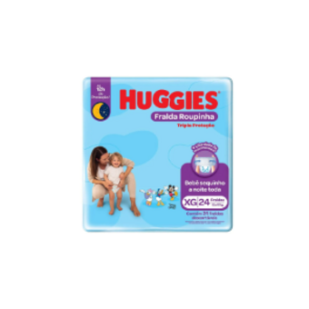 Fralda Huggies Protecao Dia Mega Xg 24un