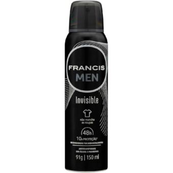 Desodorante Aero Francis Hydratta Men Invisible 150ml