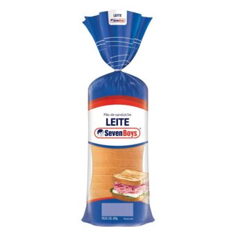 Pao Forma Leite Seven Boys 450g