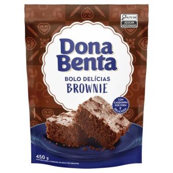 Mistura Bolo Dona Benta Sache Brownie 450g