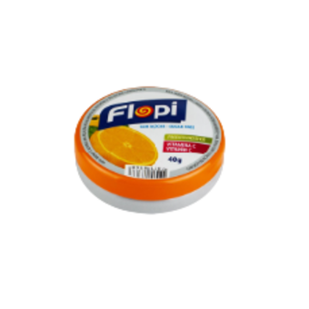 Bala Flopi Laranja 40g